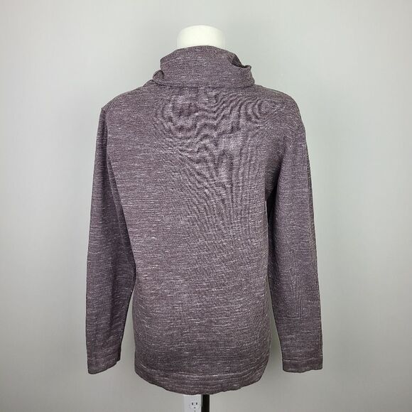 𝅺frank & Oak Gray Pullover Turtleneck Sweatshirt Small - Picture 7 of 16